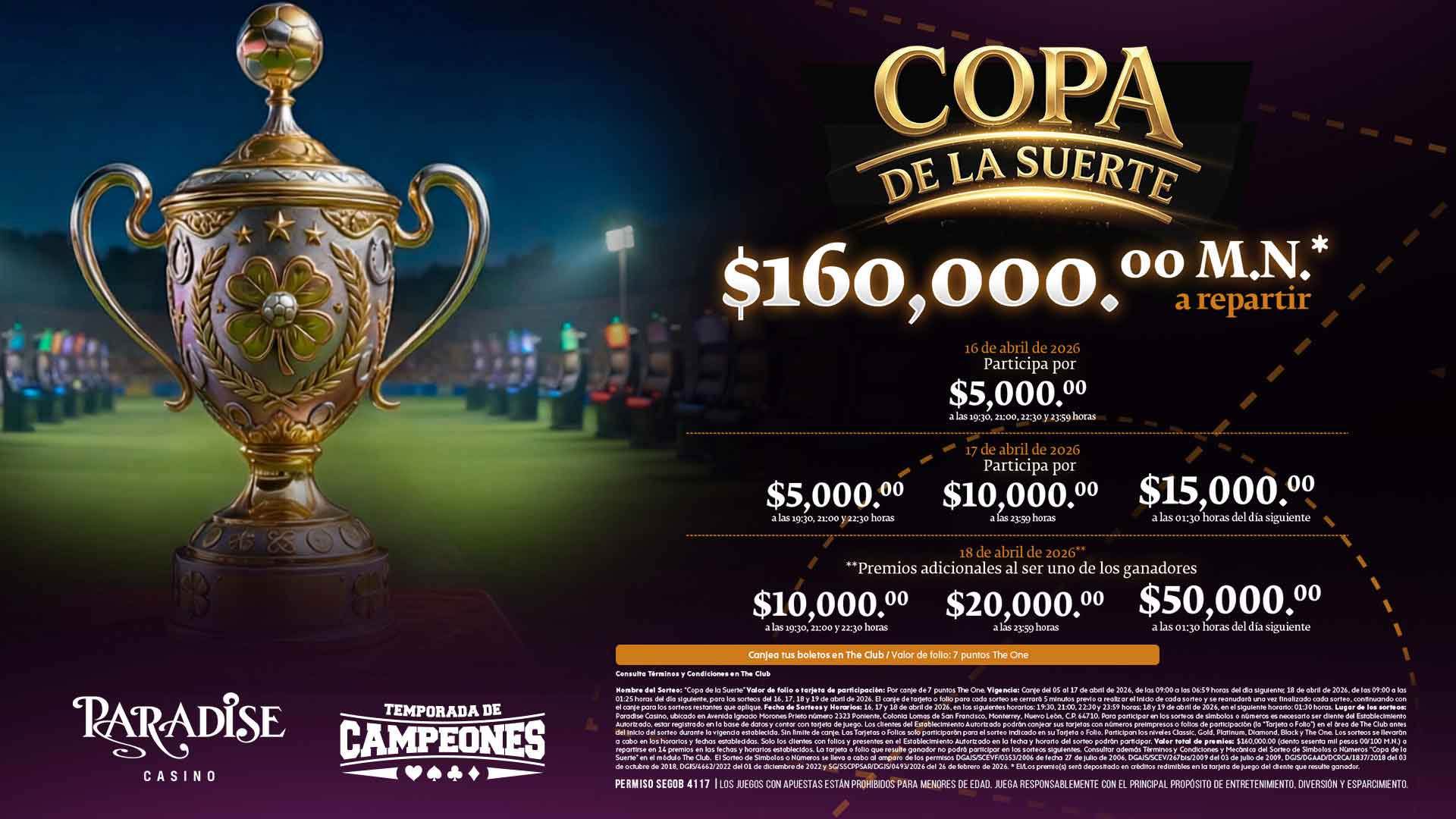 Sorteo Copa de la Suerte